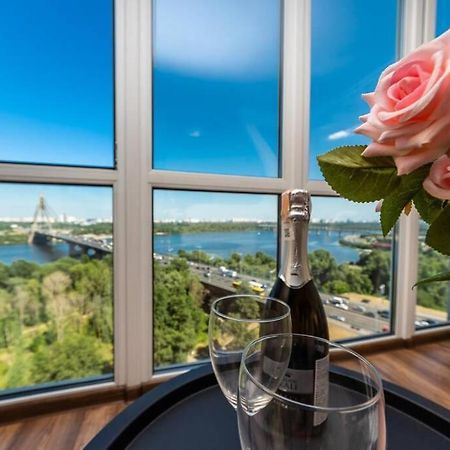 Apartments With Crazy Panoramic View Of The Dniepr Kiev Eksteriør bilde