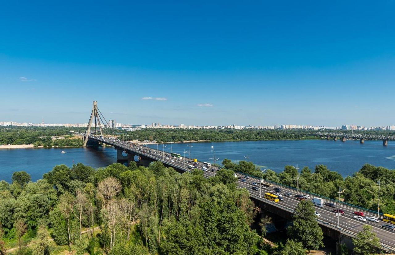 Apartments With Crazy Panoramic View Of The Dniepr Kiev Eksteriør bilde
