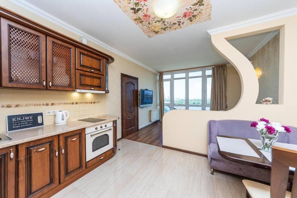 Apartments With Crazy Panoramic View Of The Dniepr Kiev Eksteriør bilde